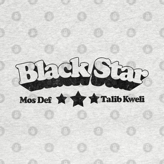 Black Star // Hip Hop Typography Design by DankFutura